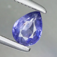 0.28ct 4.8x3.8mm Gyönyörű Lila Zafír Ékkő, High-End minőség