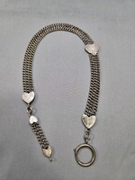 Antik XIX.sz. ezüst óralánc 43,98g