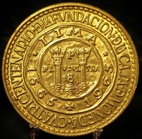 Peru 1 Sol, 1965 400 éves a Lima-i pénzverde C12B1