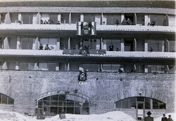 Régi fotónegatív kockák 2x Kékestető Szanatórium "60"  B14/11/31