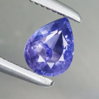 0.40ct 5x4mm Gyönyörű Lila Zafír Ékkő, High-End minőség