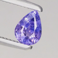 0.32ct 4.9x3.6mm Gyönyörű Lila Zafír Ékkő, High-End minőség