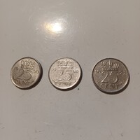 25 cent - Hollandia - 1950, 1968, 1971.