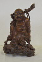 Kínai fa Buddha szobor A201