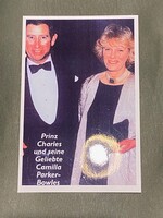 Charles herceg és szeretője Camilla Parker Bowles.Színes képeslap. Posta tiszta.