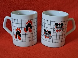 Zsolnay Mickey egér mintás bögre