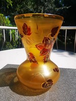 RÉGI BOHÉMIA CSEH CRYSTALITE VÁZA