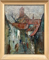 Gádor Emil (1911-1988)  Utcakép
