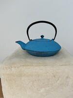 New! Oigen Japanese Cast Iron Tea Pot in Stunning Blue