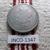 1/4 Florin 1859 F+