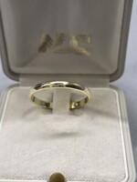 14 K arany jegygyűrű, karika gyűrű 1,9 g