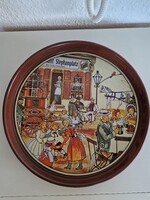 Retro német fém tálca