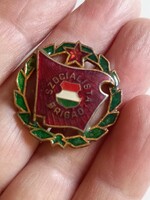 Érem kitüntetés Magyar Jelvény Szocialista Brigád