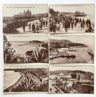 Franciaország, Nizza, antik képeslapok, ca. 1910 - Cote d'azur, Riviéra
