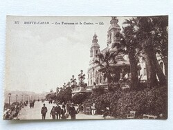 Franciaország, Monte Carlo, kaszinó antik képeslap, ca. 1910 - Cote d'azur, Riviéra