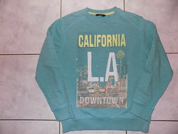 George California türkiz pulóver 9-10 éves fiúra