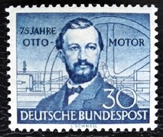 N150 / Németország 1952 Az Otto motor bélyeg postatiszta