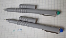Rotring finograph f kék és linograph ef zöld filc toll 2db