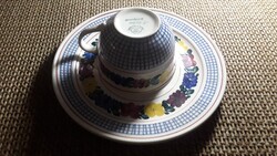 Antik Villeroy Boch porcelán teás  csésze kistányéral .