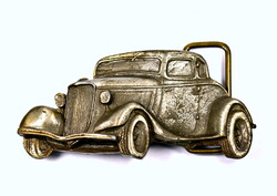 OLDTIMER AUTÓ FIGURÁLIS PATINÁS ÖVCSAT !