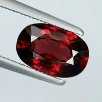 1.7ct 8.9x5.8mm Gyönyörű Rhodolit Gránát Ékkő, High-End minőség