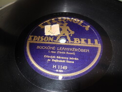 ETERNOLA  - Edison-Bell ,  bakelit  , Buckóné lánykérőben  1 - 2 .