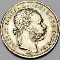 Ferenc József ezüst 1 Forint 1881 KB