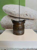 Vintage tarrtoussi bros lebanon metal flower pot a147
