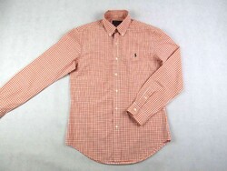 EREDETI RALPH LAUREN SLIM FIT (M) ELEGÁNS APRÓ KOCKÁS HOSSZÚ UJJÚ FÉRFI ING