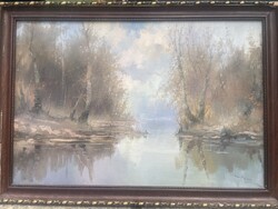 Pántl László - Tavasz..60x90cm plusz kerete