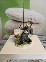 Biszkvit Porcelán Szobor : Festő A147