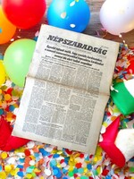 1971 szeptember 30  /  NÉPSZABADSÁG  /  E R E D E T I, R É G I Újságok /regiujsagok/ Ssz.:  12234