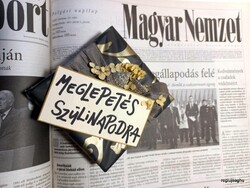 2007 december 3  /  MAGYAR NEMZET  /  Szülinapra EREDETI újság Ssz.:  37597