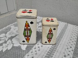 Retro pléh doboz