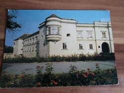 Régi képeslap, Sárospatak, Rákóczi-vár, Lórántffy szárny, postatiszta