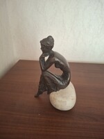 Czobor Sándor bronz kisplasztika