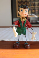 Pinokkió retró figura