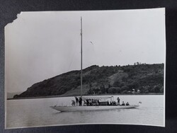 Régi fotó Balaton - A "Győzelem" vitorlás a Balatonon  1960-as évek közepe