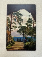 Antik, régi tájképes képeslap - Postatiszta                -17.