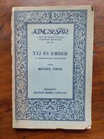Mendöl Tibor: Táj és ember, Kincsestár sorozat kiskönyve 1932, papírrégiség