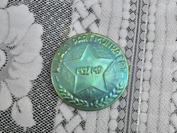 Ritka MSZMP Zsolnay eozin plakett AA