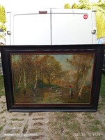 Kasznár Ring Jenő óriási festménye