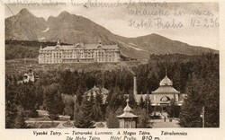 Képeslap: Tátralomnic, Szlovákia.