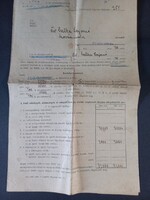 Határozat vagyon- és jövedelemadójára vonatkozóan, Szentetornyai lakosnak, 1920-21 évekre