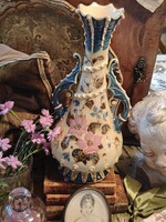 Antik Zsolnay váza ,családi pecsétes 1878-79, antique Zsolnay vase