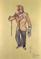Vogel Eric (1907 – 1996): GODFRIED BAJOR (Bajor Imre?)