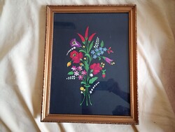 Hímzett falikép 003 - keret 39x49cm kép 33x43cm retro kézimunka