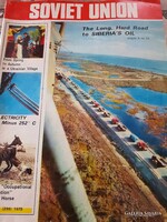 Soviet Union angol nyelvű újság   Szovjetúnió1974