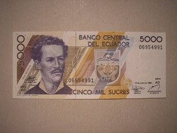 Ecuador - 5000 Sucres 1999 UNC