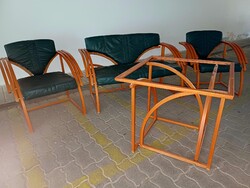 Posztmodern bőr ülőgarnitúra
